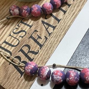 Female Custom color/custom finish beaded necklace